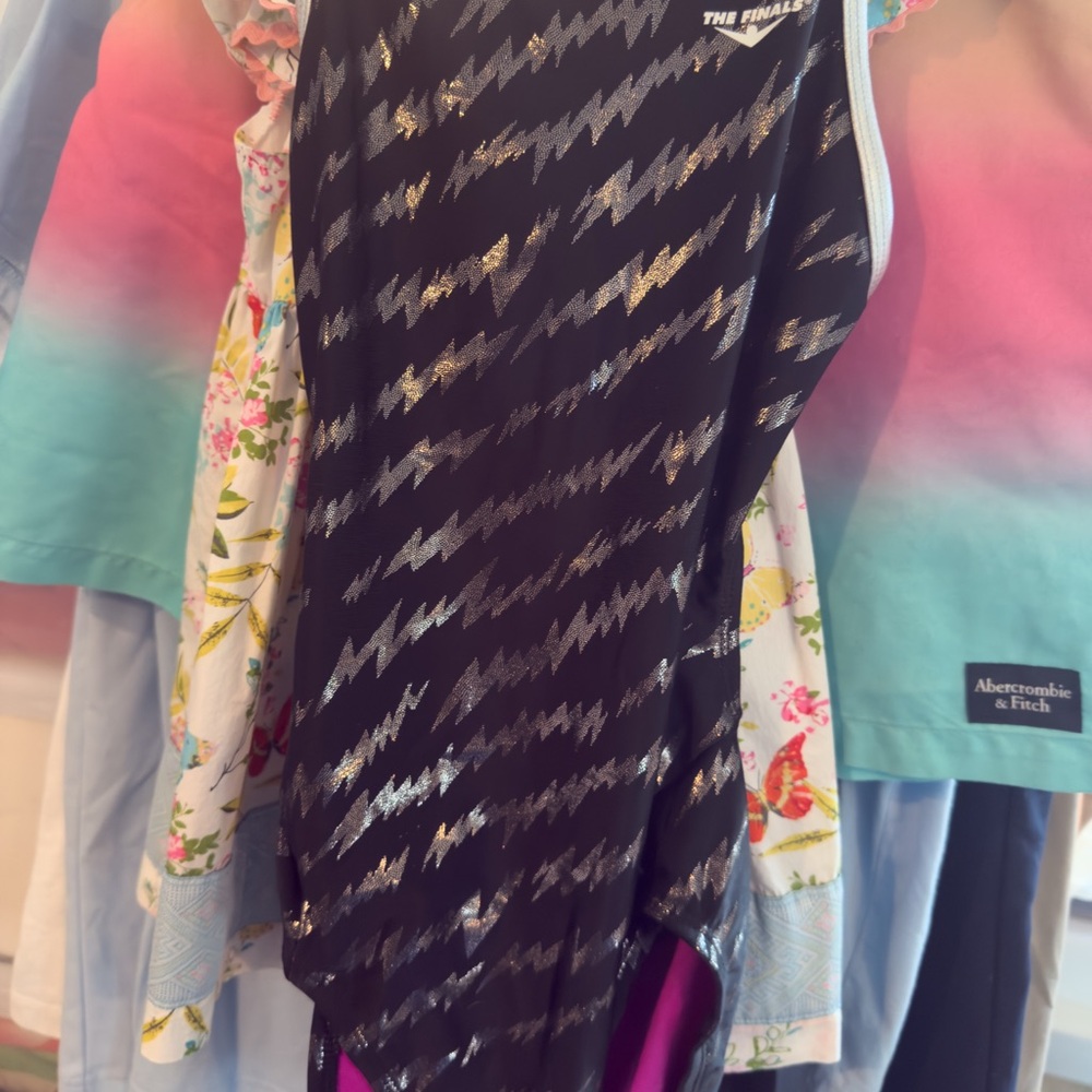 The Finals Black and Silver Swimsuit size 30